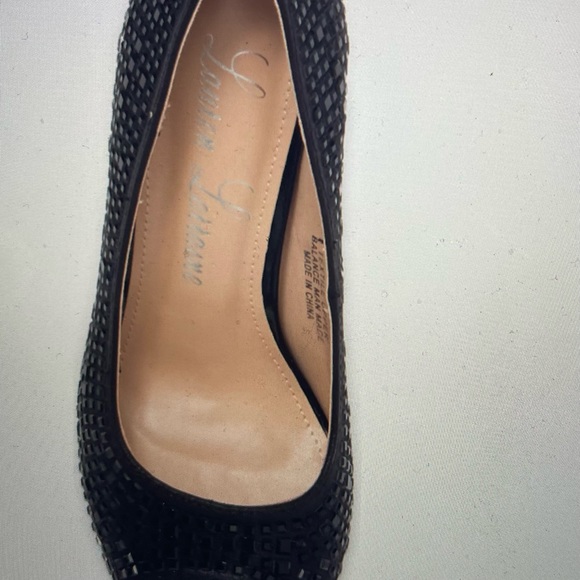 Lauren Lorraine Candie Crystal Embellished Pump - Black- Size 10 - Picture 3 of 3